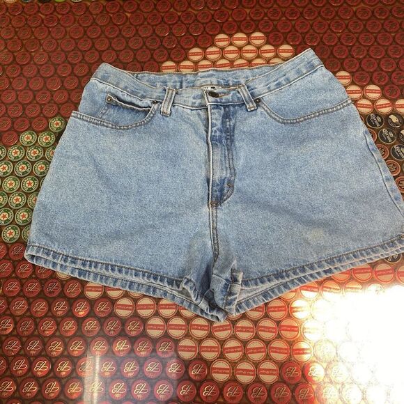 Y2K Yes Brand DENIM JEAN High RISE SHORTS SIZE 11 VINTAGE 90S 2000S Micro Jorts - Picture 1 of 6